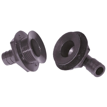Strike3 APD-190-DP Marine 90 Degree Drain Black ST836561